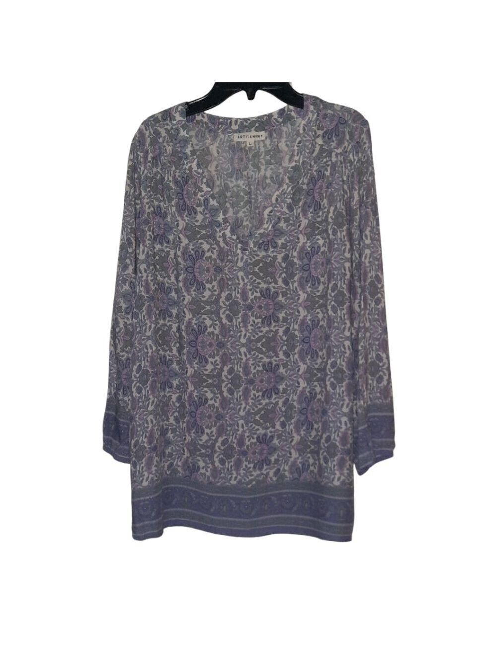 Artisan NY Floral Blouse Large